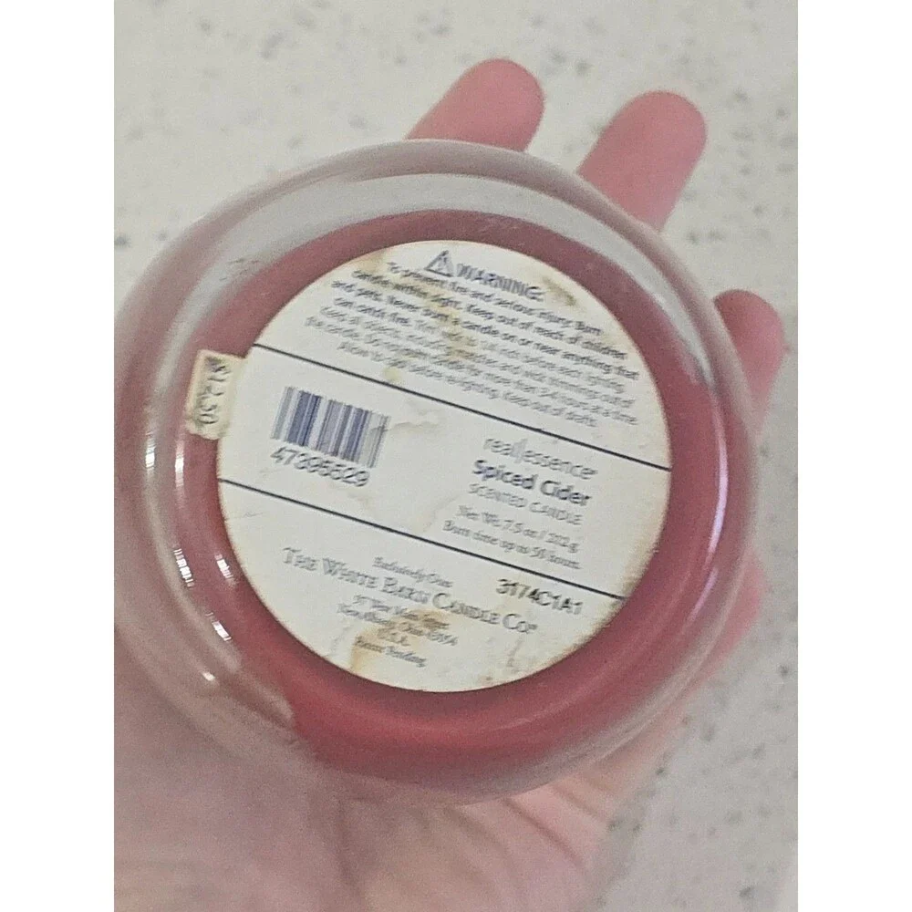 The White Barn Candle Co. Spiced Cider Candle 7.5 oz Unused Bath & Body Works - Picture 6 of 6